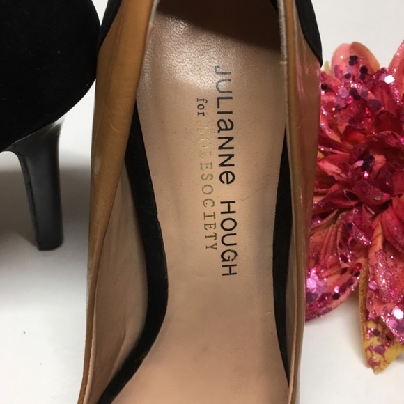 Tan and black heels , great for any occasion - Picture 4 of 6